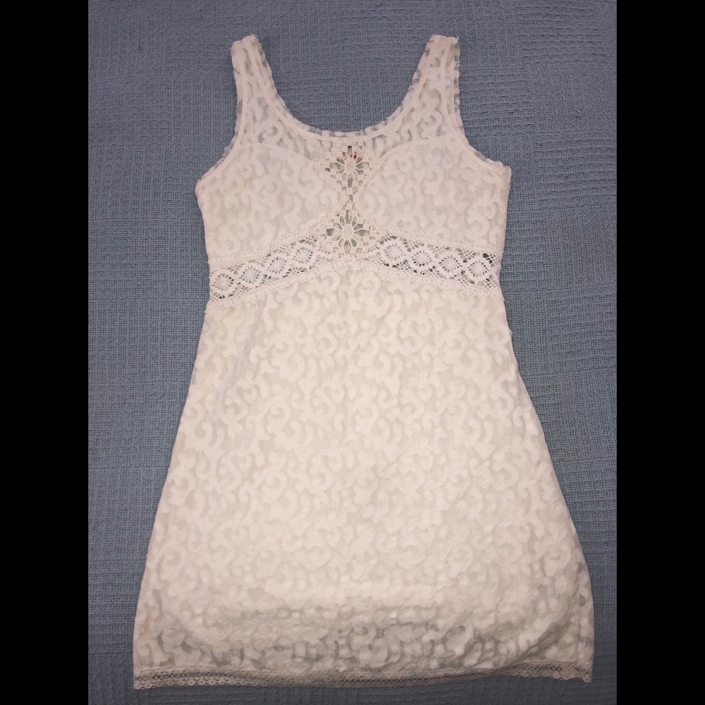 Free people white lace dress